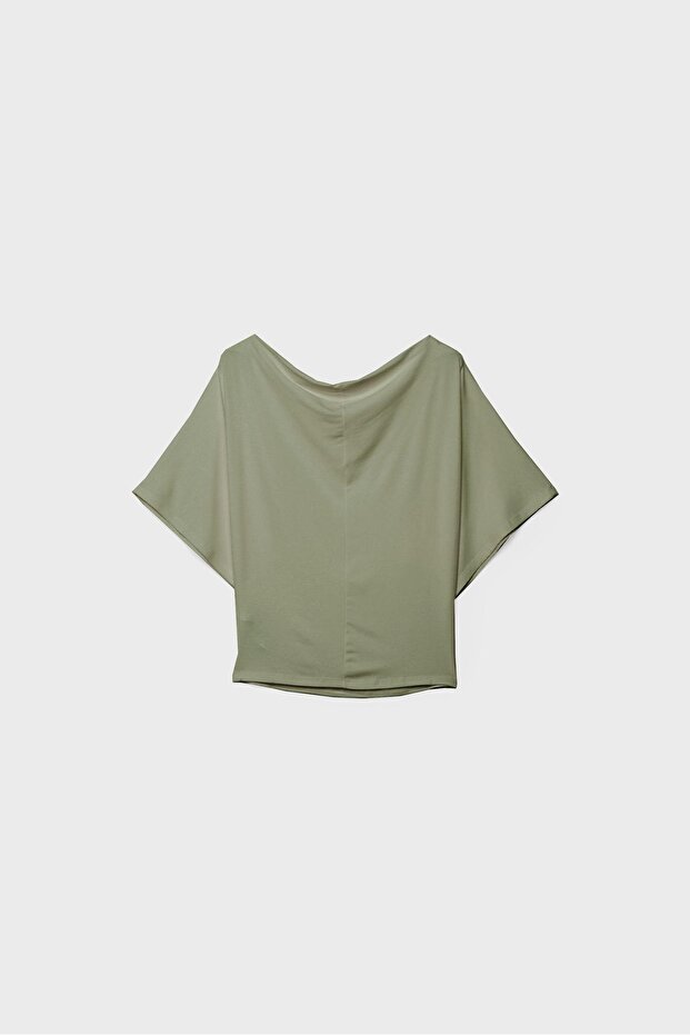 Basic yarasa kollu t-shirt - 7