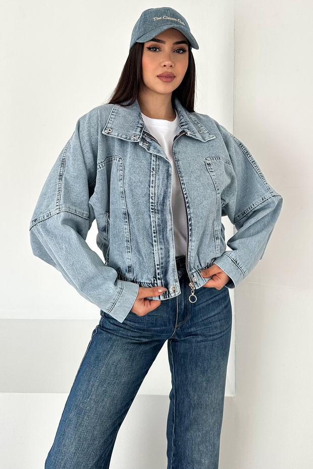 جاكيت دينيم بسحاب - قوي ومتين - 2