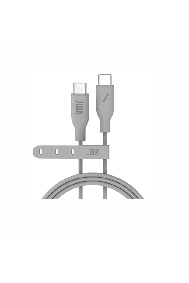 سلك شاحن جودا USB-C رمادي - 1 متر