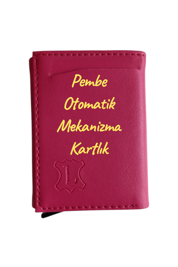 Yiwushi Automatic Mechanism Card Holder Unisex 9 Card Compartment Pu Leather High Quality