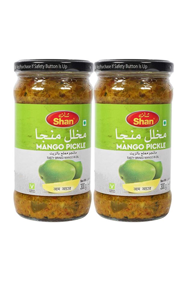 Spicy Sun-Ripened Green Mango Pickle in Oil Twin Pack (2 x 300g)