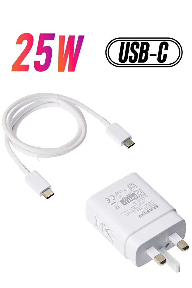 Samsung Original 25W Fast Phone Charger For Samsung Galaxy S20 S20+ S20 Ultra Note 20 Ultra USB-C F