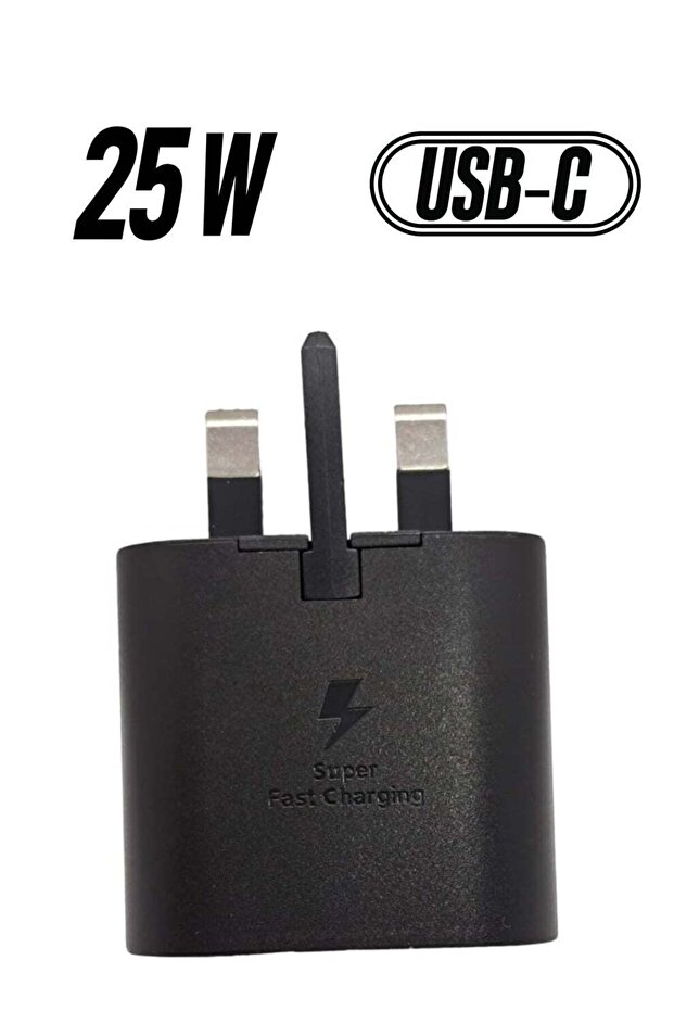 25W Super Fast Charger for Galaxy S24, S23, S22, S22Ultra, S22+, S21, S20, A32, A33, A53, A73, USB