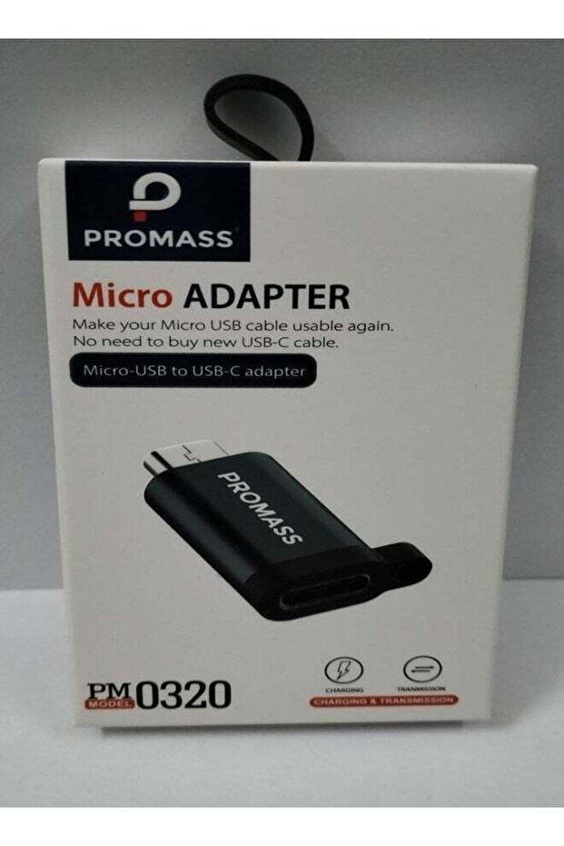 محول Micro USB إلى USB-C أسود