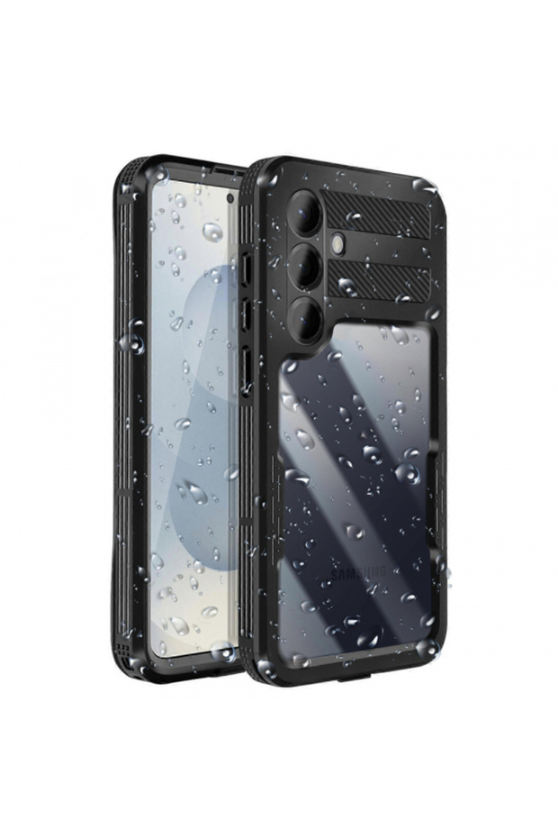 Waterproof Case for Samsung Galaxy S26 Plus, ShellBox, Black - 1