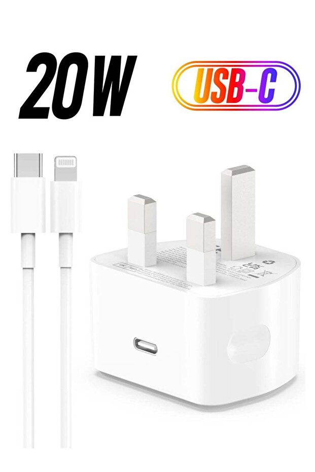 20W USB C Fast Charger With 2M Cable for iPhone 14/14 Plus/14 Pro/14 Pro Max/13 12 11 X XR XS SE 20