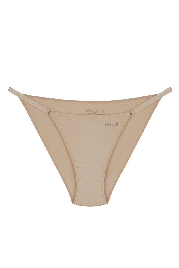 Women's Modal-Cotton Basic Thin Drawstring Basic 3-Piece Panties (Socks Are a Gift) - 1