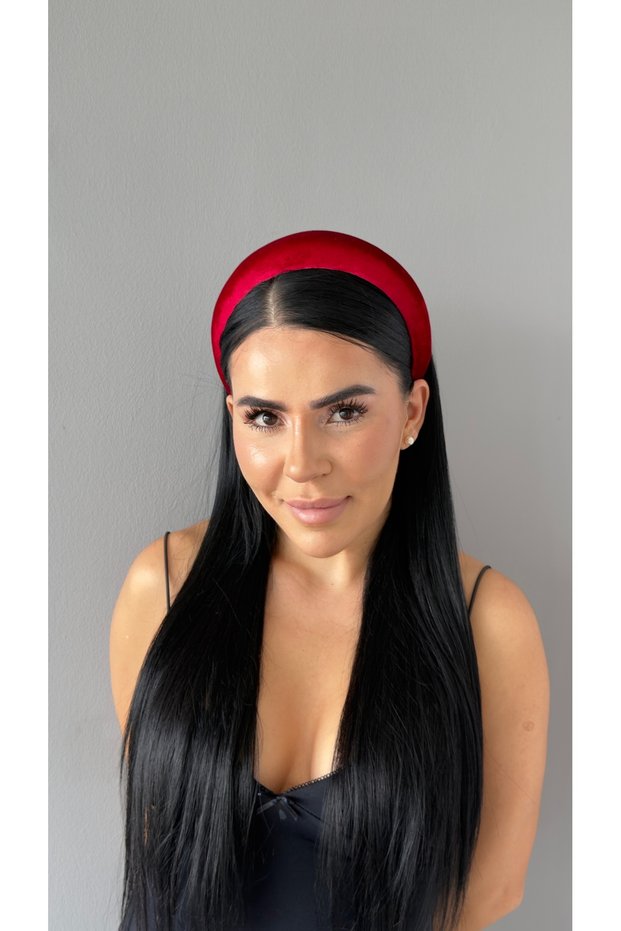 Women's Crown Velvet Padded, Soft Hair Accessory