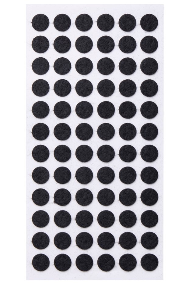 72 Pieces of Black Round Furniture Felt Pads - Adhesive Table Chair Floor Protector Set Mit1319