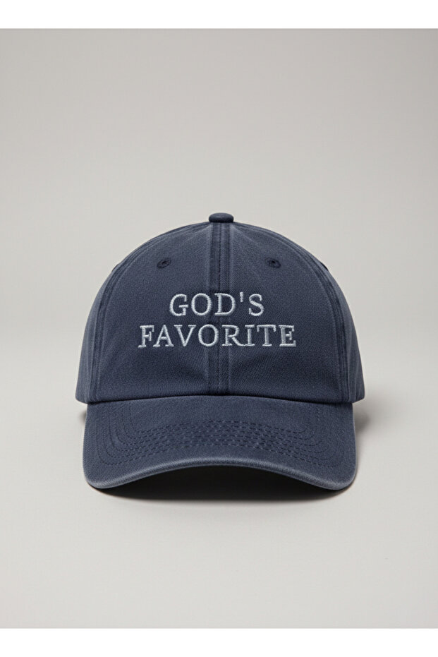 Gods Favorite Embroidered Baseball Cap Washable Hat / Washable Cap / Washable Cap