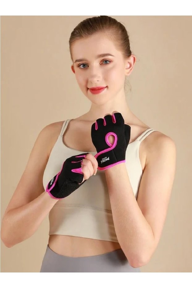 Women's Sports Weightlifting Gloves Fitness Yoga Cycling Exercise Gloves Standard Size