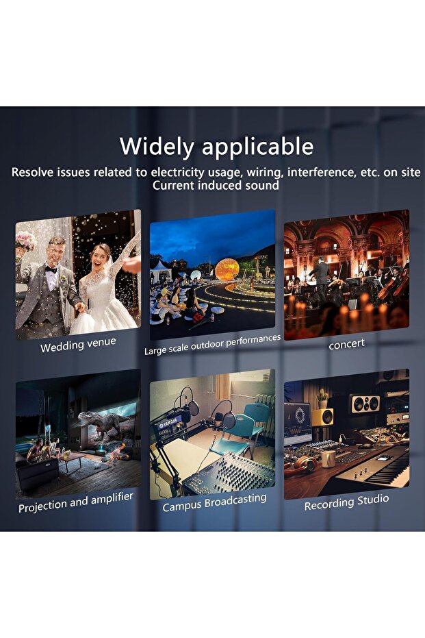 عازل ضوضاء الحلقة الأرضية من جويزز، فلتر عالي الجودة للحلقة الأرضية RCA، يزيل التداخل الكهربائي - 8