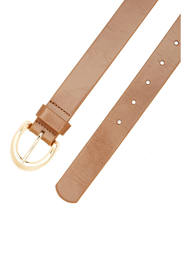 Camel Kadın Deri Kemer - 2