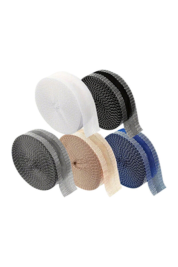 Length 5m-16.4ft 5 Rolls Combo iLMH Self Adhesive Pants Hem Tape No Sew Iron on Trouser Edge Hemming