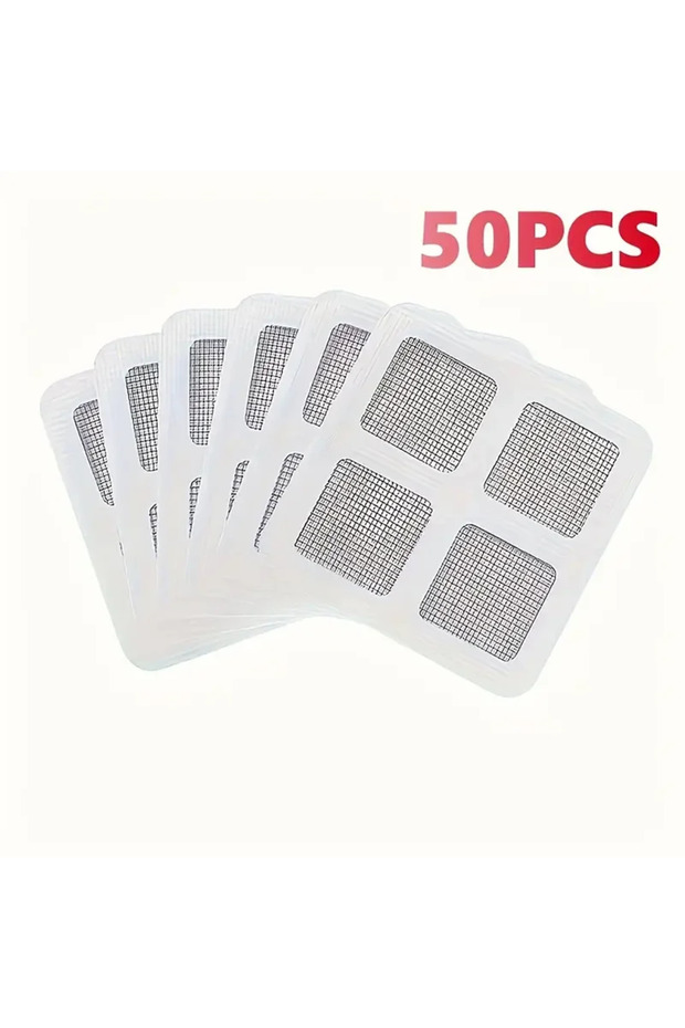 50pcs 50pcs Disposable Shower Drain Hair Catcher Mesh Shower Drain Covers Floor Sink Strainer Filter
