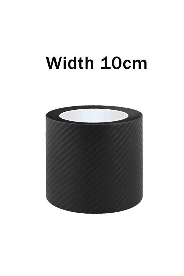 1m 1pcs-10cm Nano Carbon Fiber Car Sticker Paste Protector Strip DIY Automotive Protective Film Auto