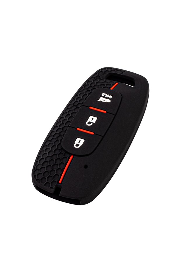 Black 3 2 3 4 5 Butt Silicone Car Key Case Cover For Nissan X-trail t33 Kicks Qashqai J12 Juke Teana