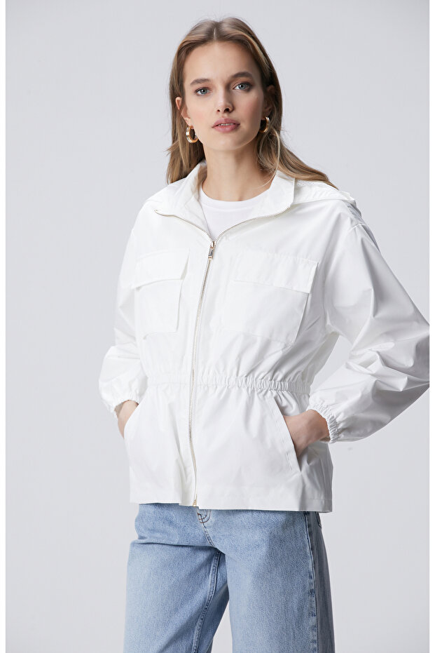 N-Tech Kırık Beyaz Mont - 4