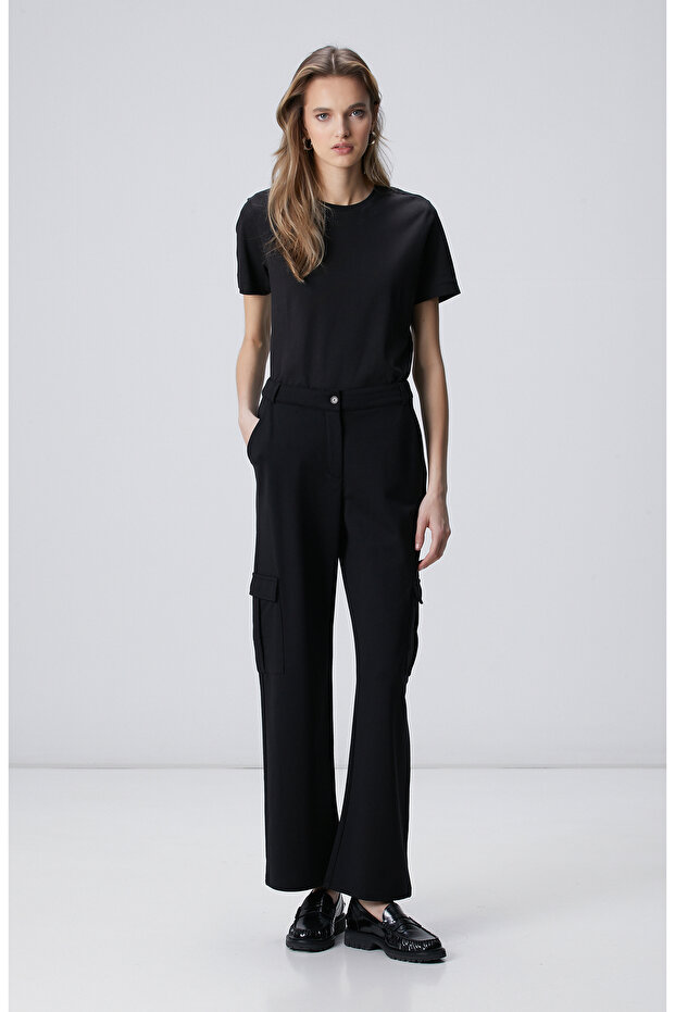 Siyah Basic T-shirt - 3