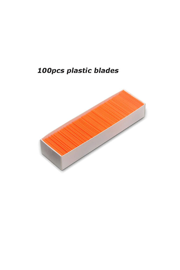 100pcs blades Plastic Scraper with 100/200 Plastic Blades Multipurpose Window Scraper Non-Scratch Sc