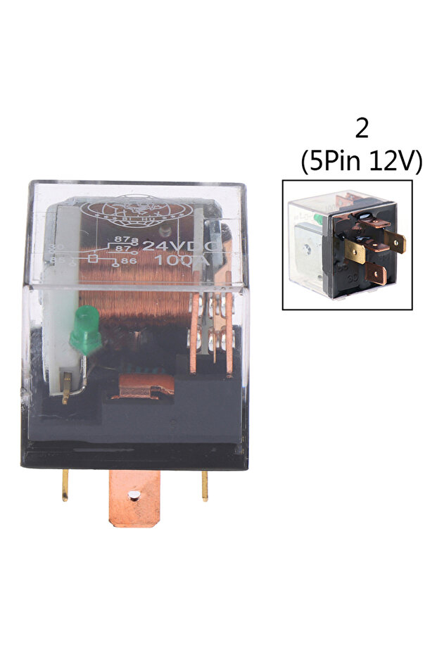12V 5Pin Waterproof automotive relay 12v/24v 100a 4pin/5pin spdt control car relays