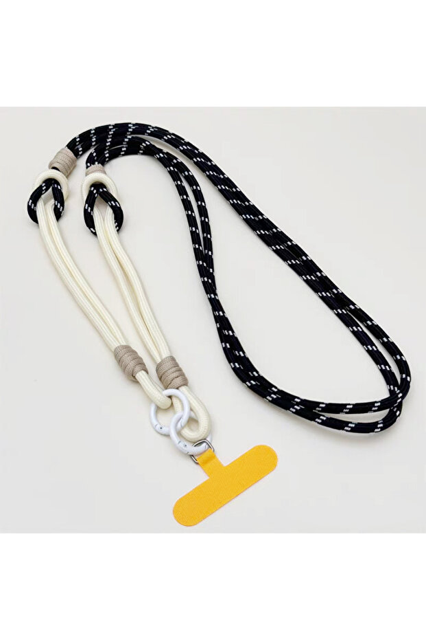 Polyester / Nylon TG-1099 3in1 Korean Style Mobile Phone Lanyard Crossbody Neck Wrist Strap Adjustab