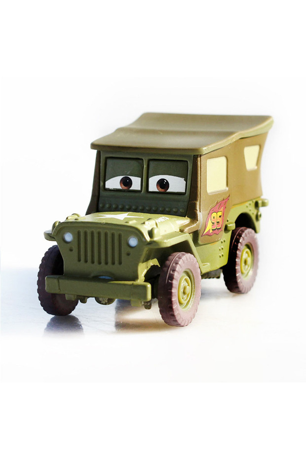 11 Disney Cars Pixar Cars Lightning McQueen 1:55 Alloy Metal Model Car Toy Mater Sheriff Metal Toys