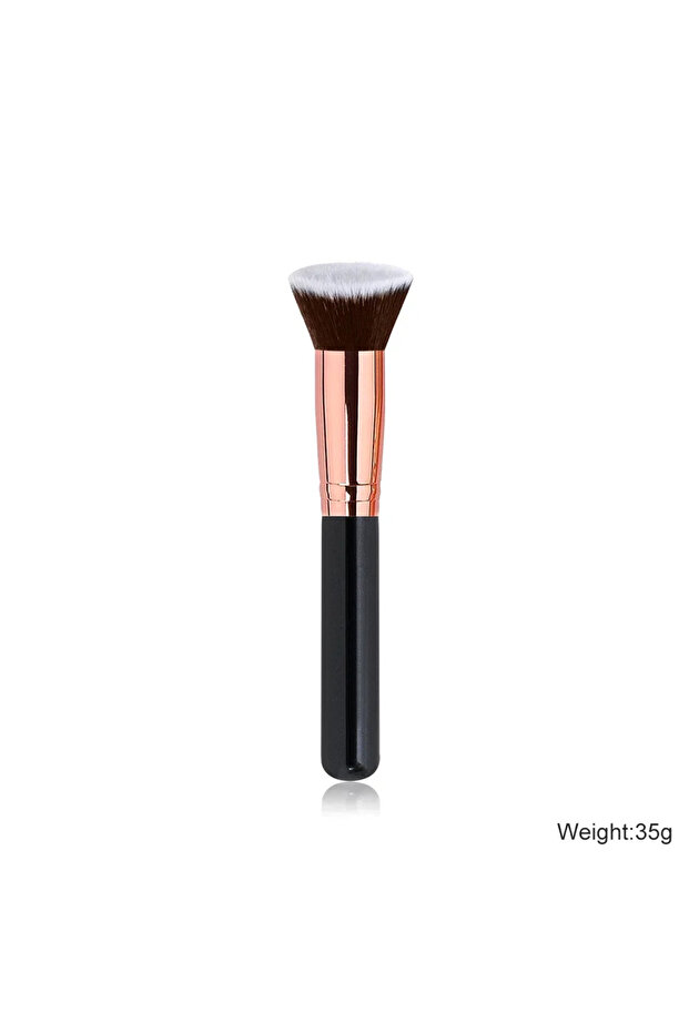 C 1pc Flat Makeup Brushes Kabuki Foundation Brush Liquid Cream Powder Contour Blending Face Repair .