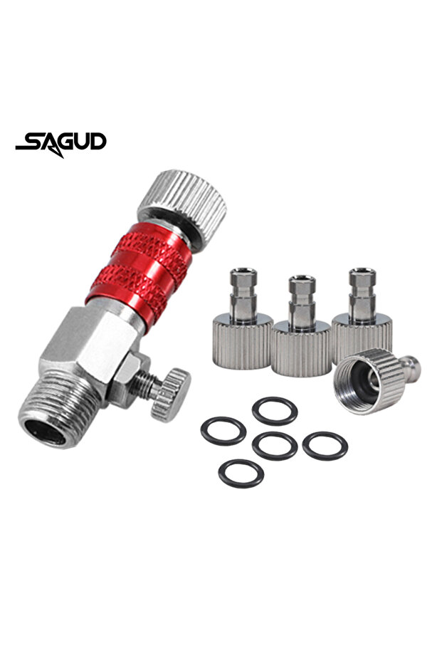 ملحقات الفصل السريع لفرشاة الهواء SD-405R-4، محول تركيب سريع الفك 1/8 مع 4 وصلات سريعة إضافية