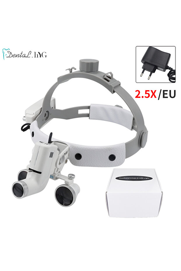 E Carton Box 2.5X EU Dental Loupes 2.5X 3.5X Surgical Headlight 5W Wireless ENT Headlight Dental Mag