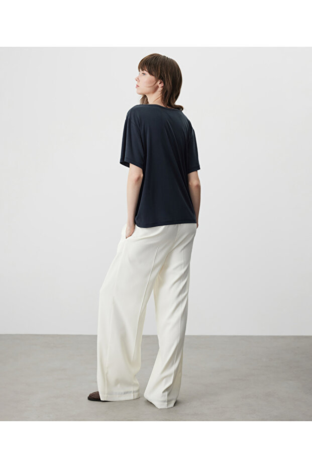 Rahat kesim basic tişört - 7