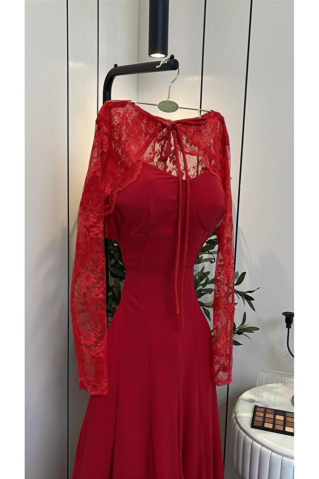 فستان العيد الأحمر 2026 - 4