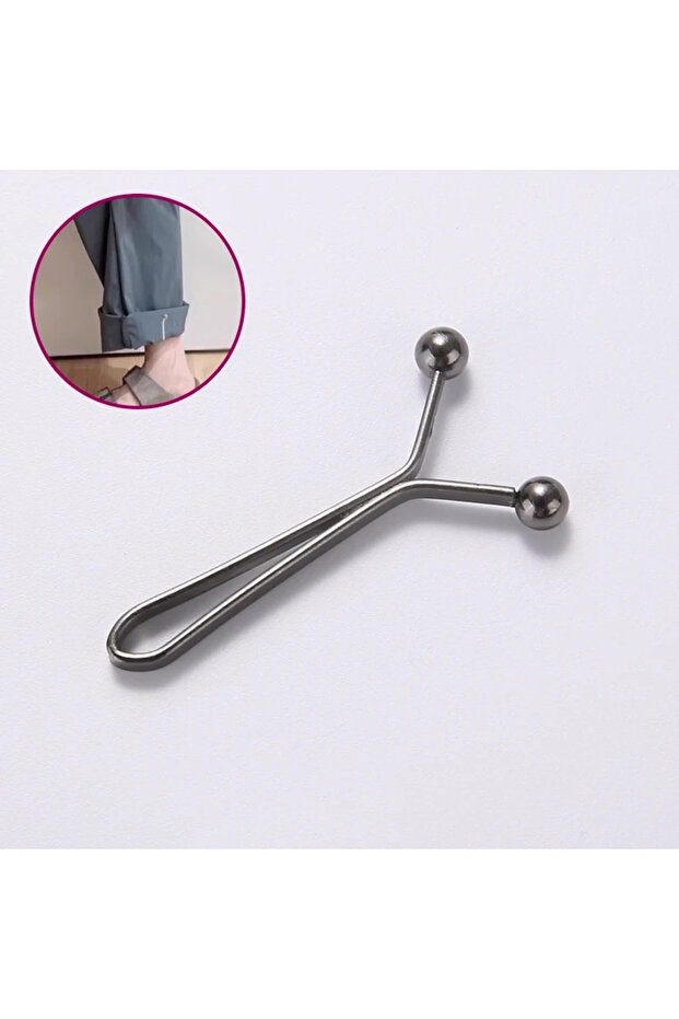 Gun black 4pcs 4pcs invisible waist tightening metal clip, adjustable button clip, suitable for jean