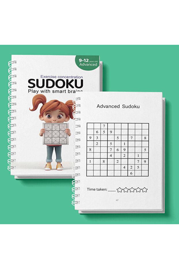 9-12years Sudoku Practice Book Math Exercise Thinking Logic for Kids of All Ages, Brain Exercise