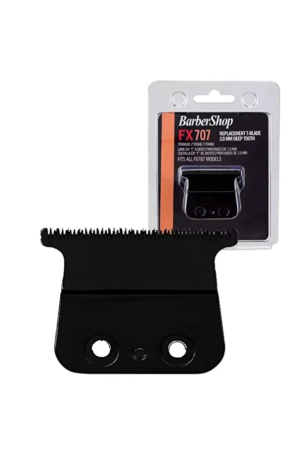 Black Barbershop FX707 Gold Metel T-Blade Professional Barberlogy Replacement Blade For Babyliss Hai