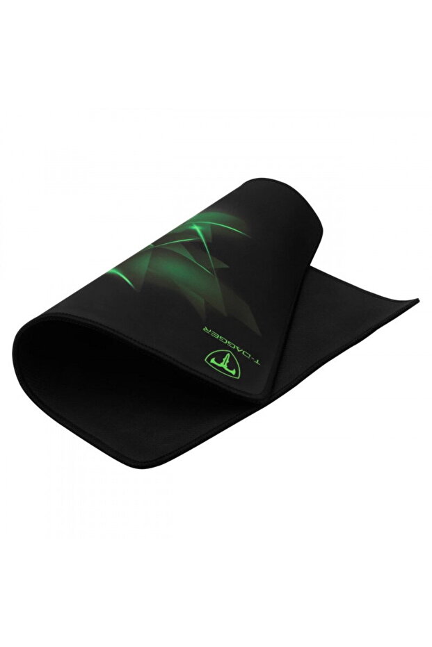 Mousepad T-DAGGER Geometry, S (Negru/Verde) - 3