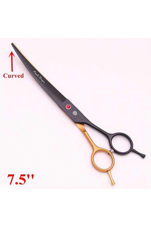 Z3088JinS-N 7.5'' Professional Pet Grooming Scissors Hair Cutting Fishbone Thinning Comb Hemostatic