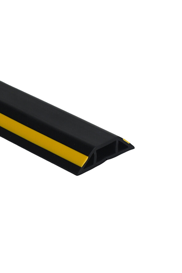 1m Yellow and Black 1pc 1m/2m Wire Slot Wire Organizer Cable Cover Extension Wiring Duct Protector C
