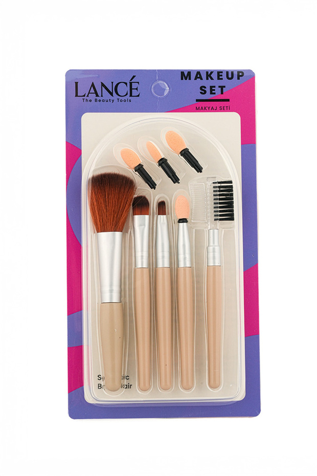 Makeup Brush Set 5 Colorful - 3
