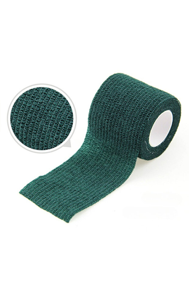 5CMX4.5M dark green New Hot Elastic Bandage Elastoplast Self Adhesive Tape Sports Protect Wrist Palm