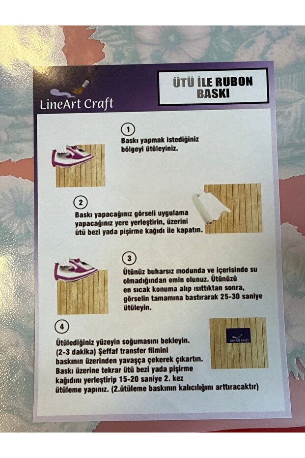 Ütü ile rubon transfer - 2