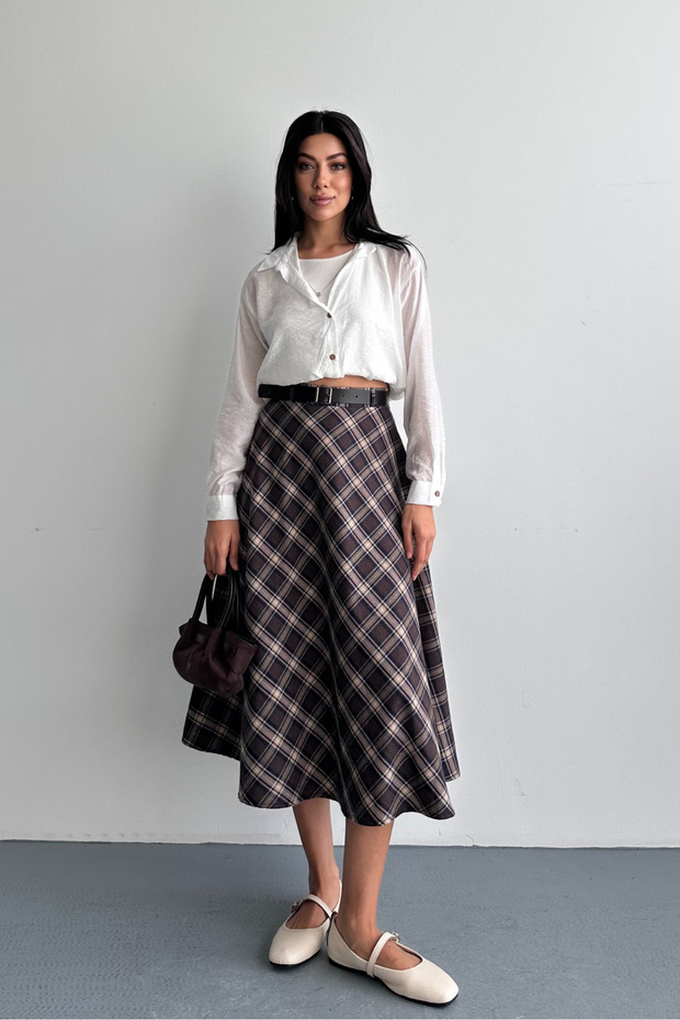 A-Form New Season Belted Skirt