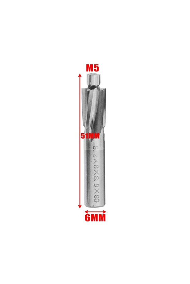 قاطع تفريز غاطس M5 HSS، أدوات تشكيل الأخاديد M3-M8، قاطع تفريز غاطس، مثقاب غاطس