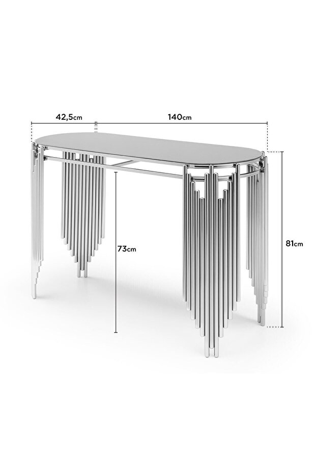Piyano Model Lüx Paslanmaz Dresuar - 3