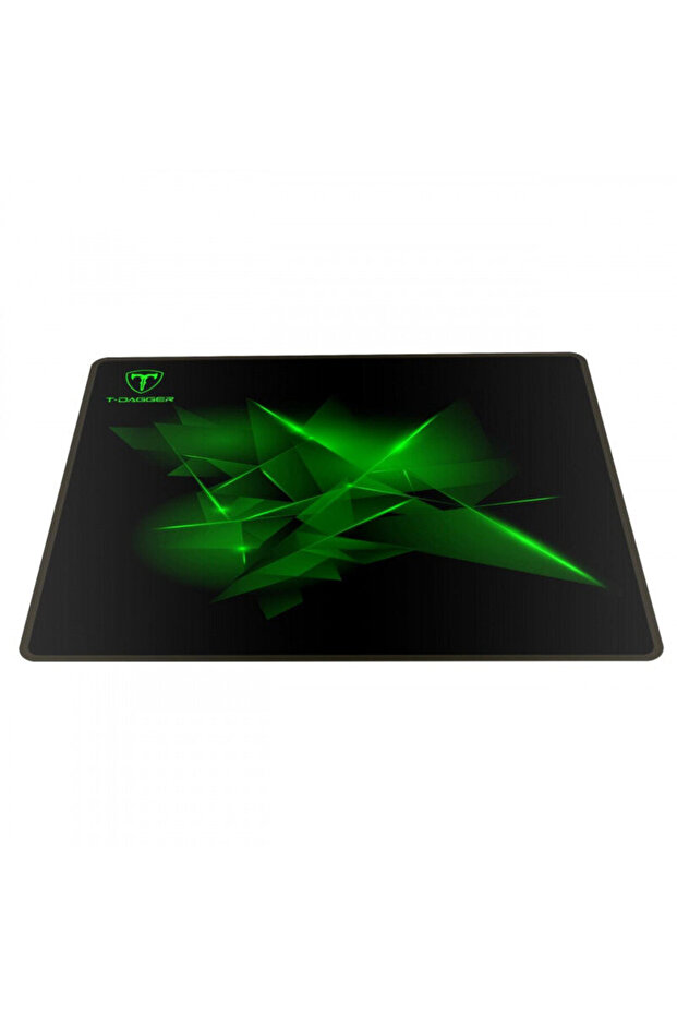 Mousepad T-DAGGER Geometry, S (Negru/Verde) - 1