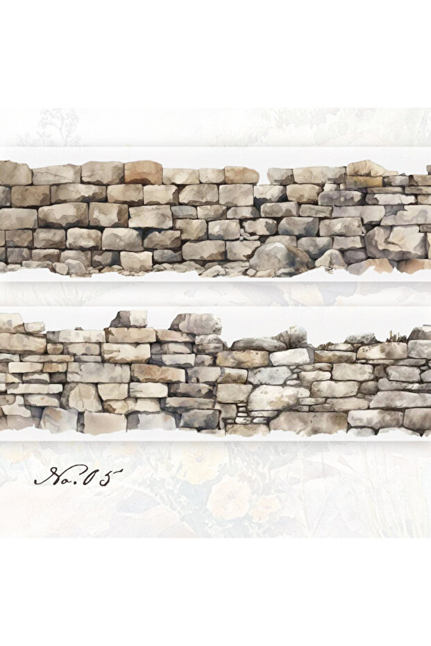 E 50mm*2m PET Flower Wall Tapes Sticker Decor Junk Journal DIY Scrapbooking Supplies Junk Journal C.