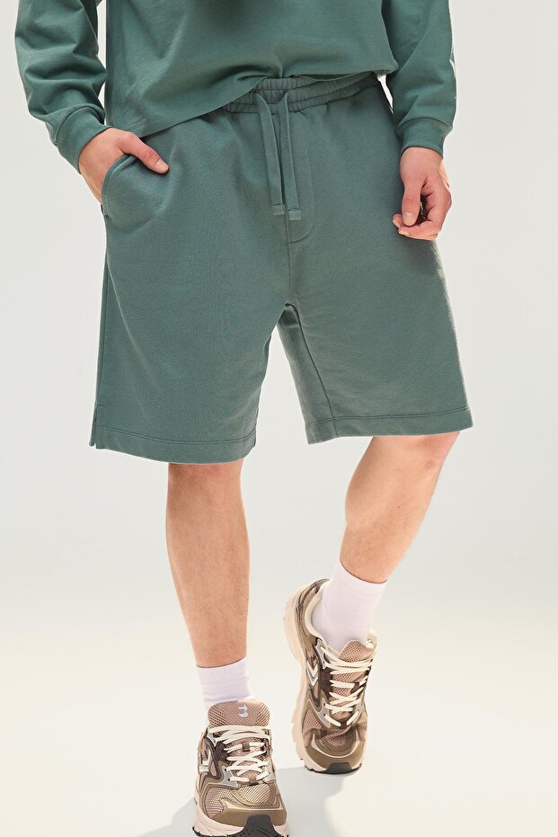 Basic pamuklu bermuda - 2