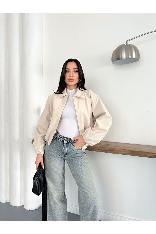 سترة بومبر كبيرة الحجم - 6