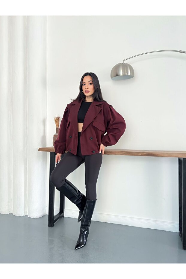 جاكيت بومبر كابريوليه مع كاب - 6