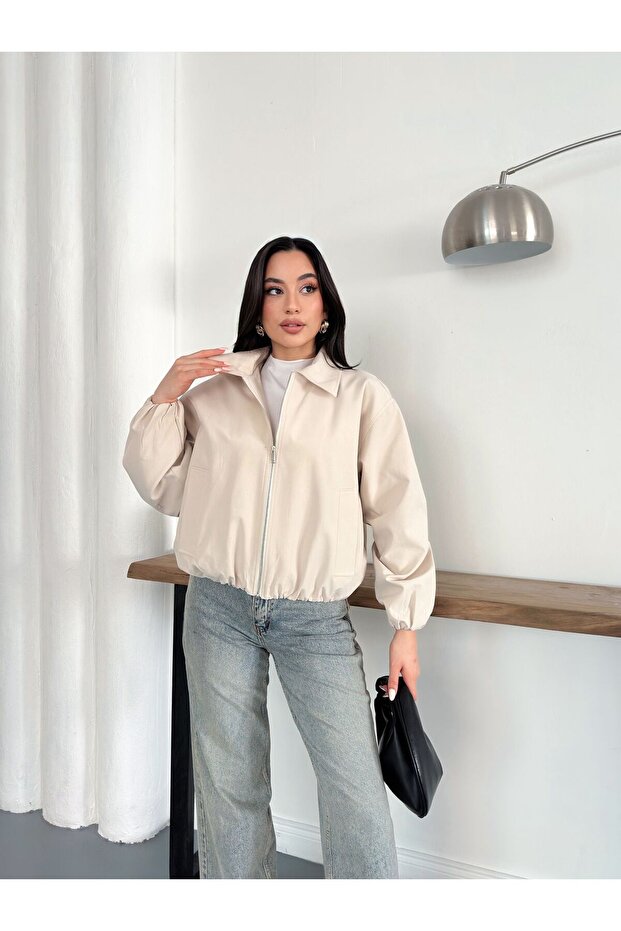 سترة بومبر كبيرة الحجم - 1